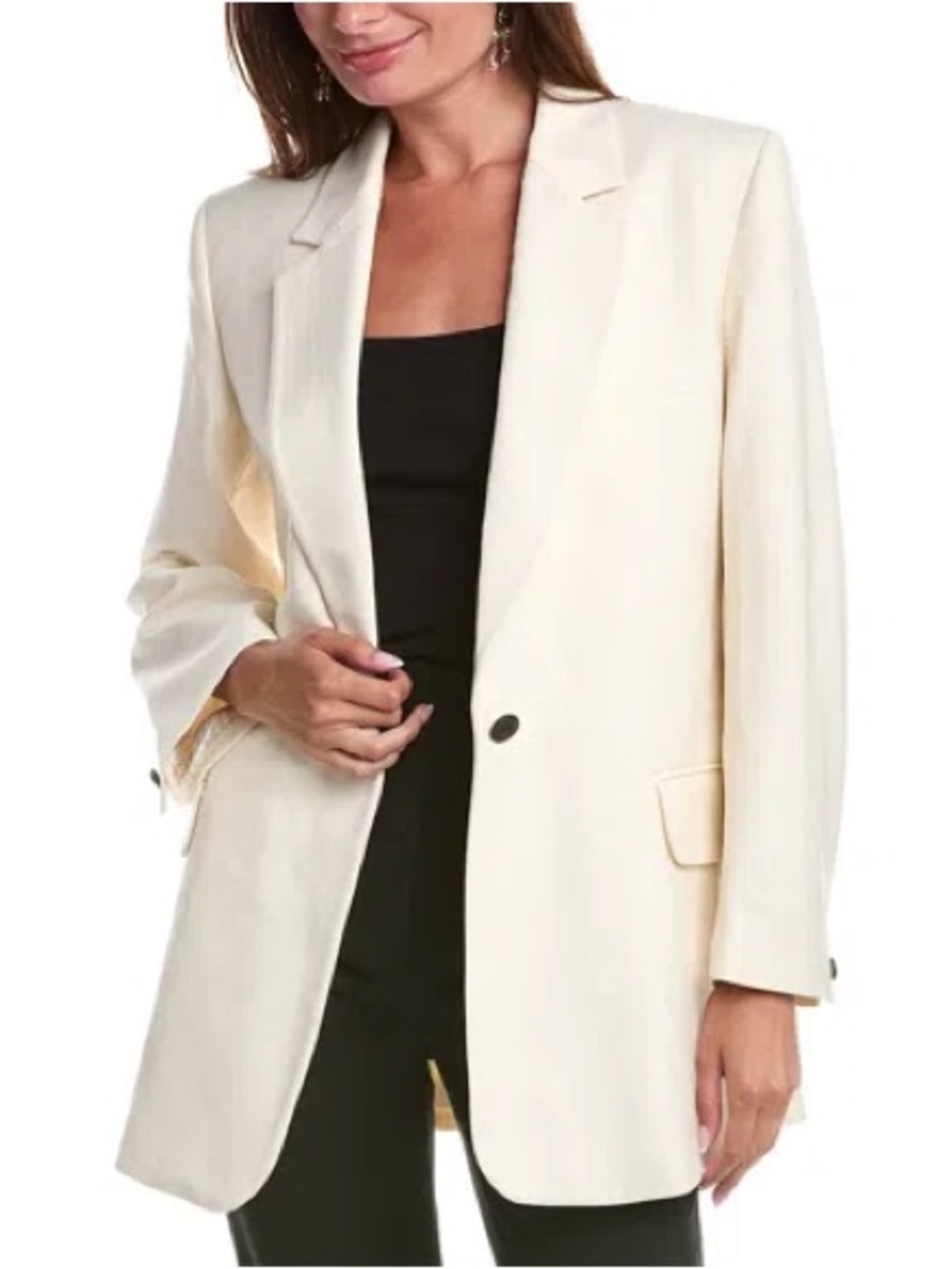 Rag & Bone Suzanne Twill Ivory White Blazer